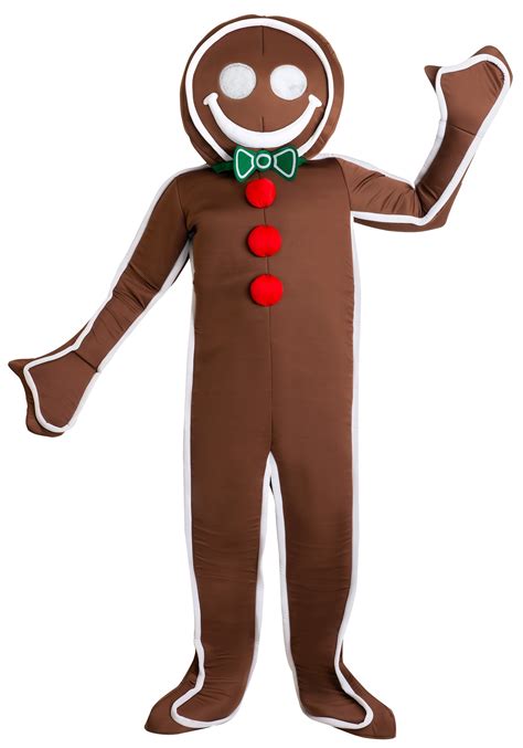 iced gingerbread man costume  men