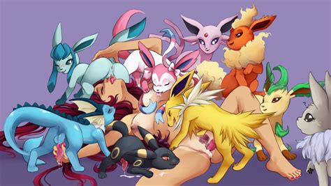 vaporeon flareon glaceon jolteon leafeon and etc pokemon drawn by trainer sydney and