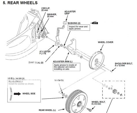 honda lawn mower hrrvka parts diagram reviewmotorsco