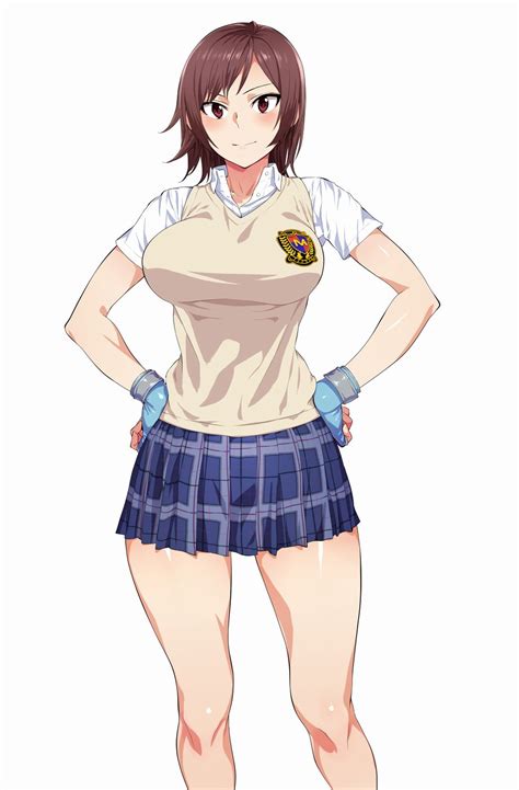 Hiiragi Yuuichi Kazama Asuka Namco Tekken Highres 1girl Bare