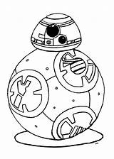 Coloring Bb8 Pages Template Droid sketch template