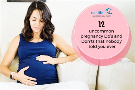12 uncommon pregnancy do s and don ts that nobody told