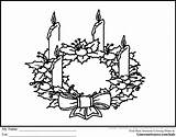 Advent Wreath Coloring Clipart Pages Printable Drawing Candles Sunday Kids Christmas Catholic First Sheet Cliparts Sheets Colouring Ginormasource Craft Popular sketch template