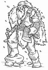 Viking Coloring Vikingo Vikings Guerrero Guerreiro Axe Espada Warcraft Hacha Guerreiros Shield Coloringonly Pegue Vivos Decalcar Especiais Podem Mortos Crianças sketch template