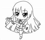 Chibi Template Anime Girl Drawing Coloring Pages Templates Singing Colouring Printable Clipartmag sketch template