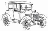 Ford Coloring Pages Car Model Draw F250 Sprint 1903 Printable Getcolorings Sedan Color Print sketch template