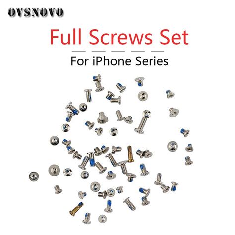 Full Screw Set For Iphone 7 8 Repair Bolt Complete Kit 7p 8p