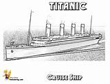 Titanic Coloring Ship Cruise Pages Kids Queen Print Sheets Visit Ocean Passenger Mary sketch template