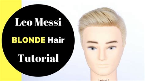 Lionel Messi Blonde Hair Tutorial Thesalonguy Youtube