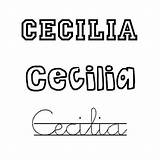 Cecilia Noviembre Latino Ciega Origen Trata sketch template