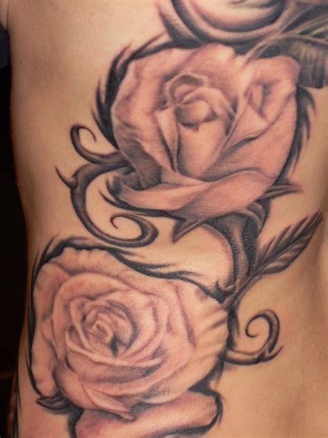 detail   rose vine tattoo picture   ink