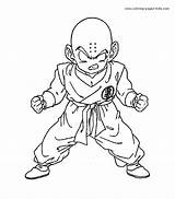 Ball Dragon Coloring Pages Characters Cartoon Drawing Kai Character Color Printable Krillin Dragonball Sheets Disegno Del Kids Drawings Back Getcolorings sketch template