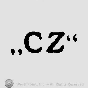 mark  letters cz  uppercase
