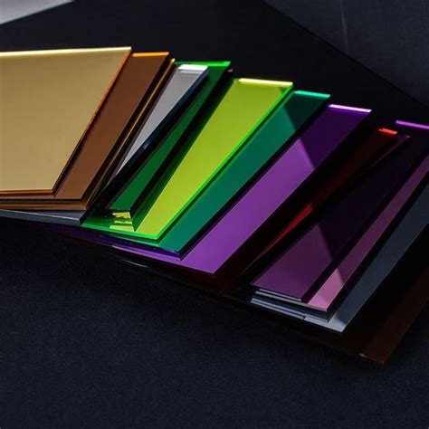 4x8 Glass Mirror Panels Custom Colored Acrylic Mirror Sheets For Gardens