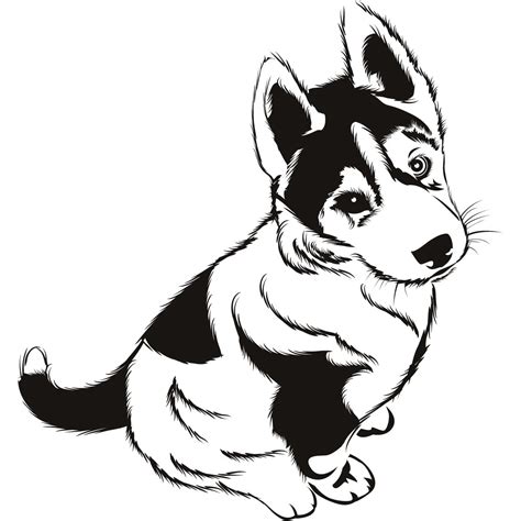 husky pages christmas puppy coloring pages