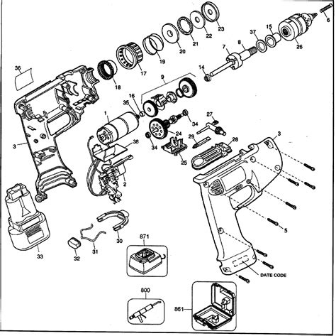 dewalt  manual parts diagram