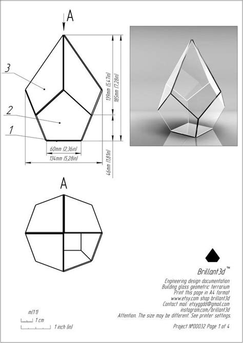 Geometric Planter Stained Glass Florarium Project Pdf