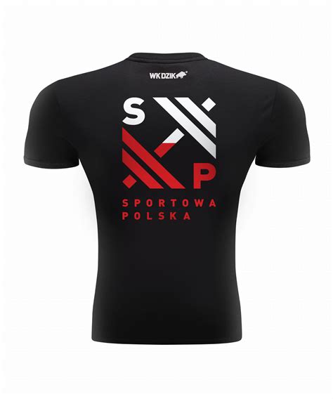 sportowa polska koszulka slim