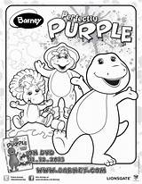 Barney Coloringhome sketch template