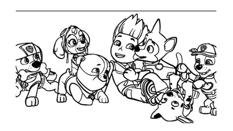 paw patrol coloring pages coloring home