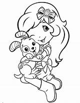 Strawberry Shortcake Coloring Pages Princess Getdrawings sketch template