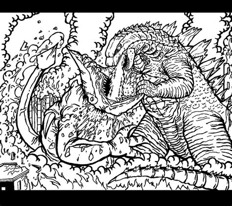 godzilla coloring pages   getdrawings