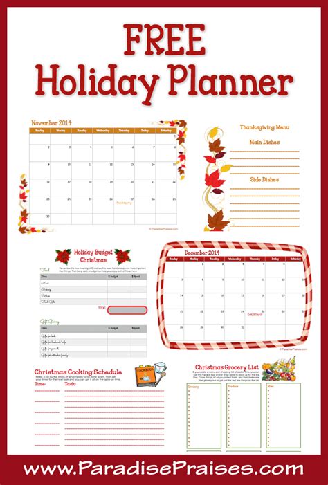 images   printable christmas planner pages christmas