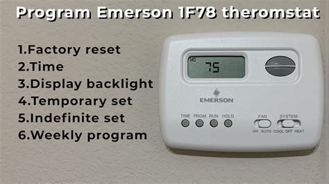 emerson thermostat model  wiring diagram
