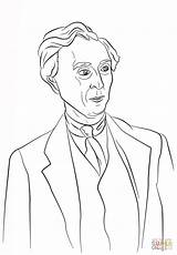 Bertrand Coloring Russell Pages Printable Drawing sketch template