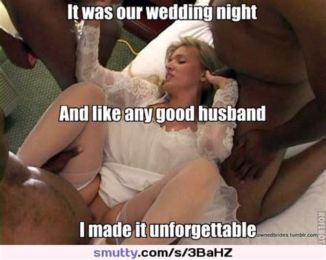 Caption Weddingdress Bride Bbc Orgy Foursome