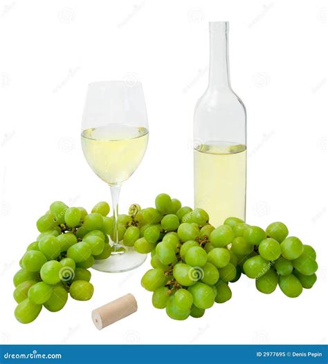 witte wijn stock afbeelding image  drinken wijnstok