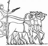 Chariot Clipart Roman Greek Coloring Pages Sketch Etc Template Original Usf Edu sketch template