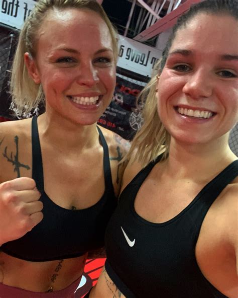 Mma Fighters Jade Masson Wong And Leila Beaudoin Scrolller