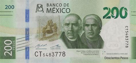 mexico  date   peso note bd confirmed banknotenews