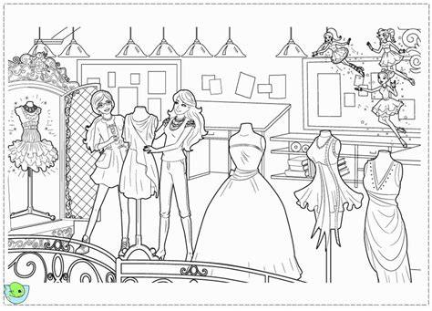 barbie fashion fairytale coloring pages printable warehouse  ideas