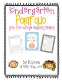 kindergarten portfolio cover worksheets teaching resources tpt