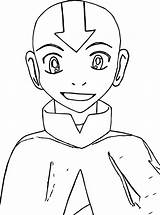 Avatar Coloring Pages Aang Last Airbender Color Getcolorings Printable Wecoloringpage Fine Awesome sketch template