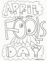 April Fools Coloring Pages Doodle Kids Alley Arts Sheets Printable Printables Language Activities Crafts Getcolorings Word Search Preschool 1st Getdrawings sketch template