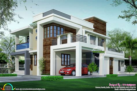 house design contemporary model kerala home design  floor plans