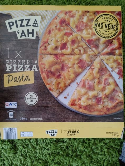 aldi pizza ah pasta kalorien pizza fddb