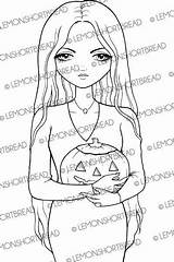 Halloween Etsy Addams Coloring Pages Digital Family Morticia Stamp Colouring Digi Sold sketch template