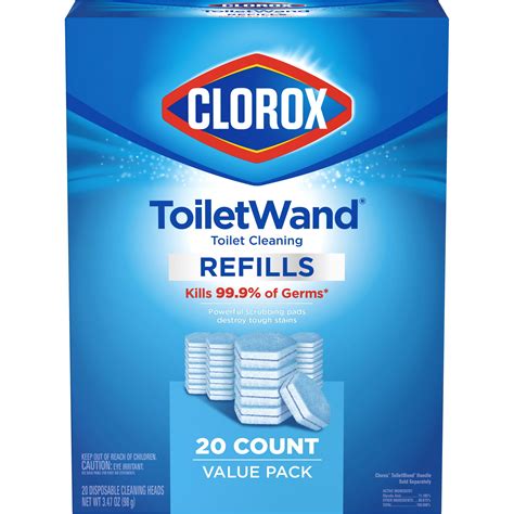 clorox toiletwand disinfecting refills disposable wand heads