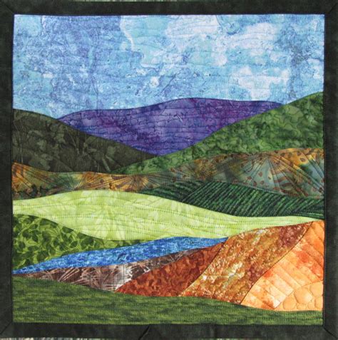landscapes quilts gallery art quilts  sharon