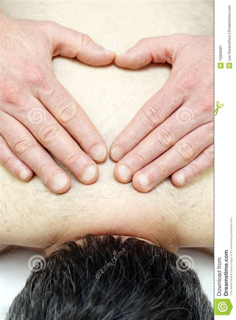 Love Massaging Stock Image Image Of Hands Male Bare