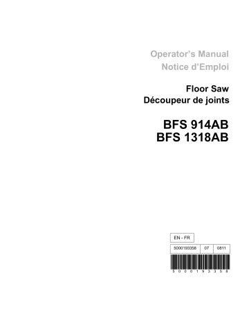 wacker neuson bfs ab floor  operators manual manualzz