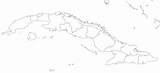 Cuba Map Outline Maps Globalsecurity Military sketch template