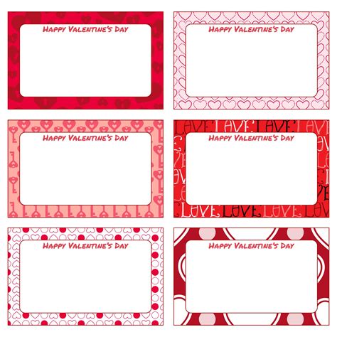 printable valentine tags