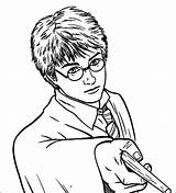 Potter Coloring Harry Pages sketch template