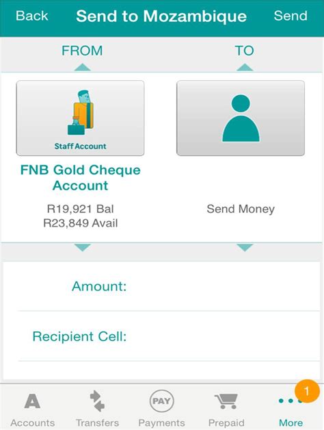 fnb launches zimbabwe  mozambique money transfers   banking app digital street