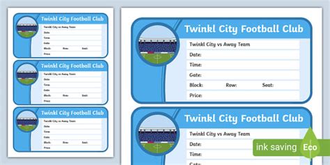 football  template editable primary resources